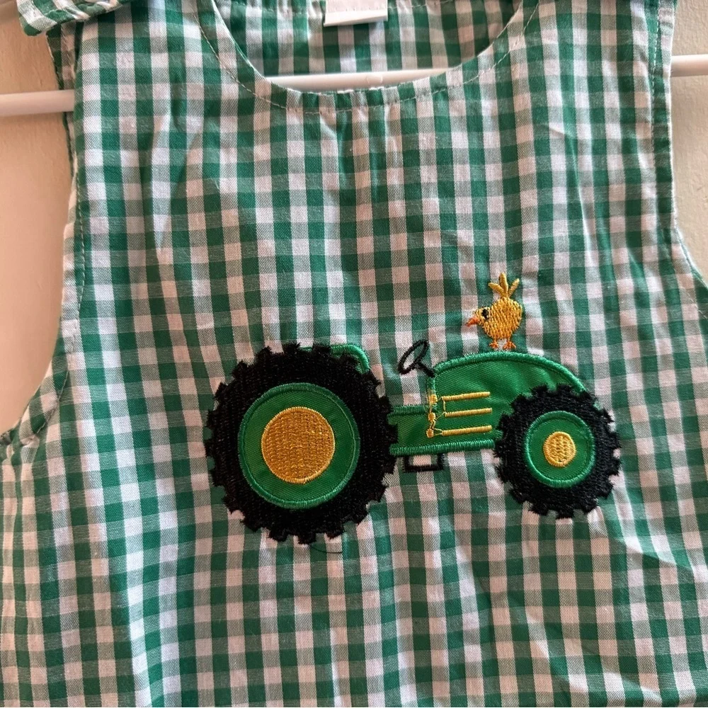 New Gingham Farm Tractor Longalls